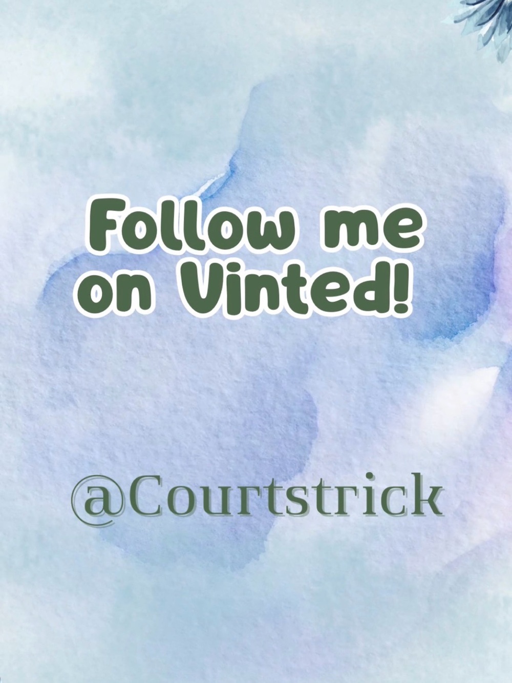 Follow Me on Vinted @courtstrick